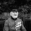 Portrait of a Chelsea Pensioner in uniform hat and coat Image preview
