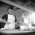 Student nursery nurses learning skills in baking for use in schools Image preview