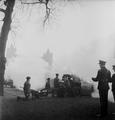 Soldiers firing a salute from the Thames riverside during the funeral of George VI Image preview
