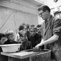 Boys in a pottery class at Blackwell Secondary Modern Image preview
