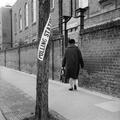 A woman entering a polling station during the General election of 1959 Image preview