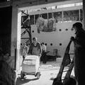 Unloading rubber imported from Malaya at King George V Dock Image preview