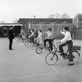 School children training for their National Cycling Proficiency test at St. Mary's School Image preview