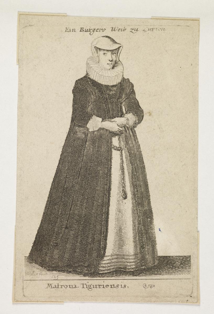 Ein Burgers Weib Zu Zurien Matrona Tiguriensis | London Museum