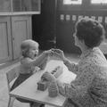 Teacher and pupil at the School for deaf children, Old Kent Road Image preview