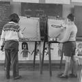 Children Painting at the George Elliot primary school Image preview