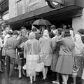 Queues outside Bond Street Tube Station Image preview
