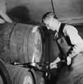 Customs Officials check casks of port at the London Docks Image preview