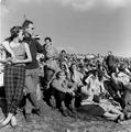 Crowds watching the motor racing at Crystal Palace Image preview