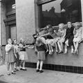 Children on a windowsill Image preview