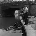 Police diver in canal Image preview