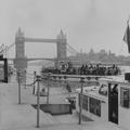 Sightseeing boat approaching Tower Bridge Image preview