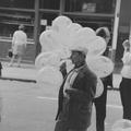 Balloon seller at the Bank Holiday fun fair, Hampstead Image preview