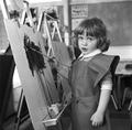 Child in the nursery at the United Biscuits factory Image preview