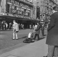 Street performer outside the Warner Theatre, Leicester Square Image preview