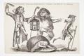 The Anatomist overtaken by the watch in carry'ng off Miss W--ts in a Hamper Image preview
