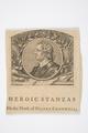 Cromwell, vignette to Heroic Stanzas on the Death of Oliver Cromwell Image preview