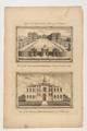 View of the Foundling Hospital, Lambs Conduit Fields / View of the Small-Pox Hospital near St Pancrass. Image preview