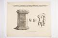 A Pedestal; and Fragment of a Statue of Hercules of Roman Workmanship, Dug out of the Foundations of the Wall of the City of London, a few yards North of Ludgate, A.D.1806. Image preview