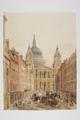 St. Paul's, looking up Ludgate Hill Image preview