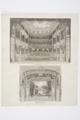 (1) Arena of the Royalty Theatre, Well Street, Wellclose Square; built by Jophn Palmer Esq. formerly of the Theatre Royal, Drury Lane.  (2) Proscenium. Image preview