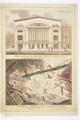 Front view of the New Brunswick Theatre, Wellclose Square, as it appeard before the catastrophe / The Awful and Tremendous Fall of the Brunswick Theatre, February 28 1828 Image preview