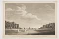 A View of the Lawn from the Palace, with the Pagoda, the Temple of Victory, and the Colonnade in the Royal Gardens at Kew Image preview