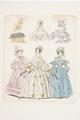 The Last & Newest Fashions.1836. Morning & Evening Dresses Image preview