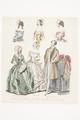 The Last & Newest London & Paris Fashions 1843 Morning & Evening Dresses Image preview