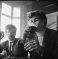 Two men enjoy a pint in the Prospect Of Whitby public house, Wapping Image preview