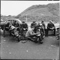 Bikers outside the Ace Café, North Circular Road Image preview