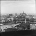 An elevated view of the City of London from the south bank of the Thames Image preview