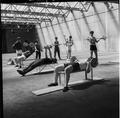 Boys lifting weights, National Recreation Centre Image preview