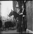 Children watch the horse guards Image preview