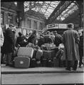 School children leave for the Continent, Victoria Railway Station Image preview