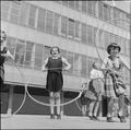 Girls at a physical education lesson, Ashmount Primary School Image preview