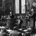 Sotheby's director Peter Wilson leads an art auction Image preview