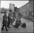 Children gathered with their home-made Guy Fawkes, Camden Town Image preview