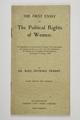 The First Essay on the Political Rights of Women Image preview