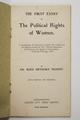 The First Essay on the Political Rights of Women Image preview