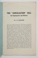 The Conciliation Bill and Explanation and Defence Image preview