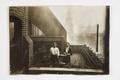 Emmeline Pankhurst and Christabel Pankhurst on the rooftop garden at WSPU headquarters Image preview
