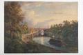 Portland branch of Regent's Canal near Gloucester Gate; Pancras Church and St Paul's Image preview