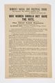 Why Women Should Not Have the Vote Image preview