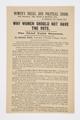 Why Women Should Not Have the Vote Image preview