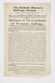 The Opinions of Two Cardinals on Women's Suffrage Image preview