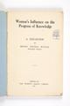 Woman's Influence on the Progress of Knowledge Image preview