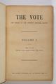 The Vote Vol.1, October 1909 - April 1910 Image preview