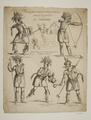Five of the American Indian Warriors forming Plate III of La Perouse Image preview