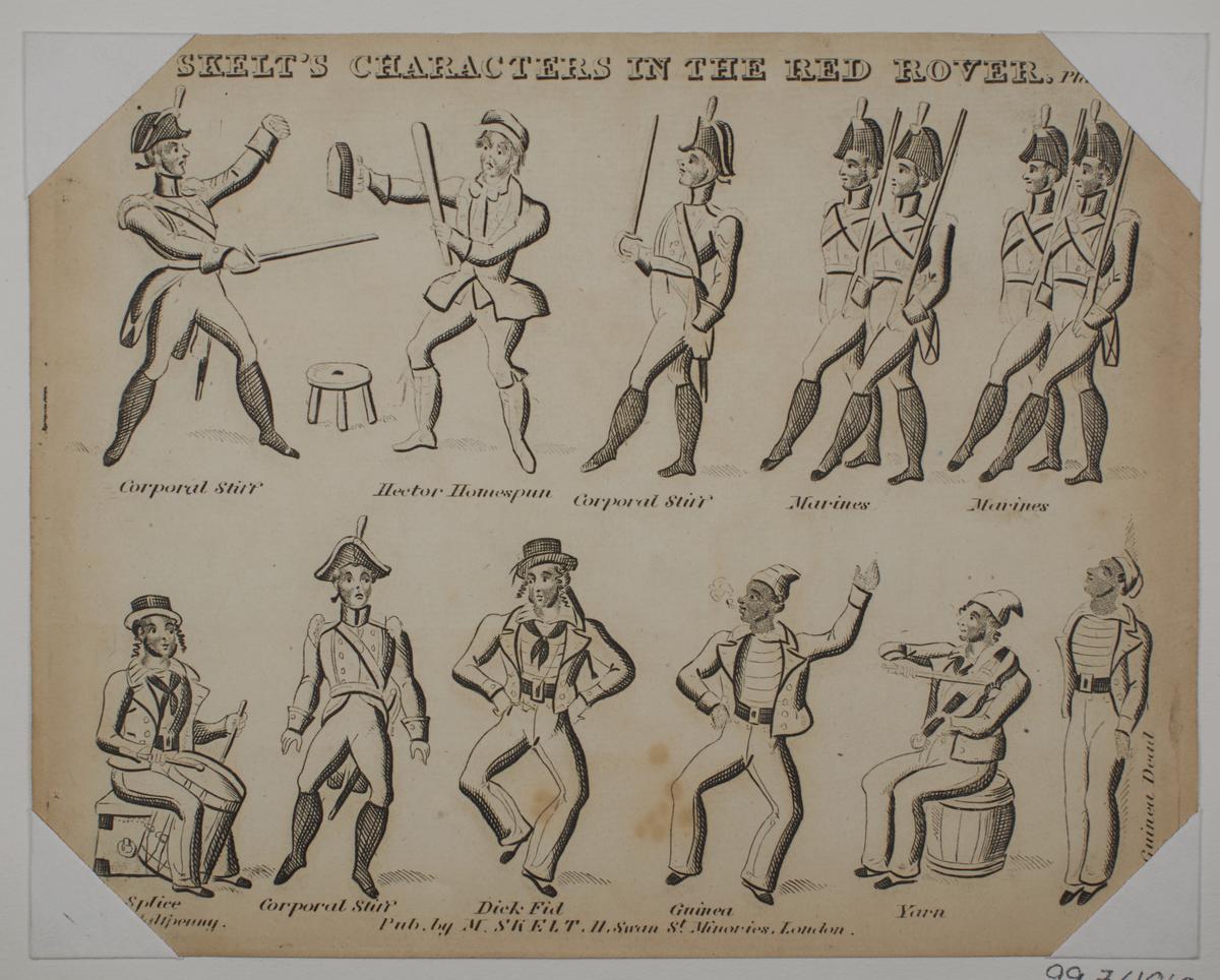 Skelt's Characters in the Red Rover | London Museum